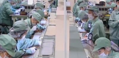 Chinese solar panel production