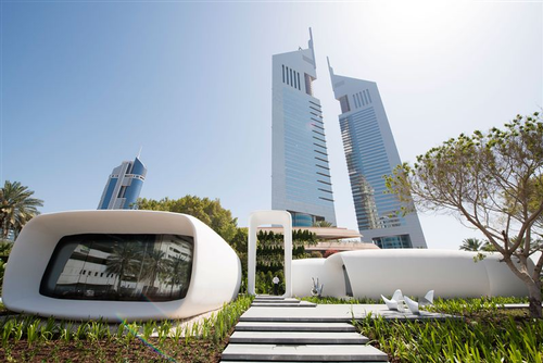 Dubai's 3-D printed office building