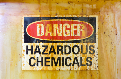 Hazardous Chemicals sign