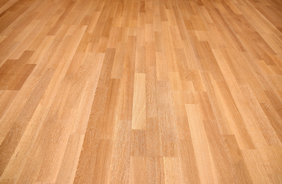 Coated hardwood flooring